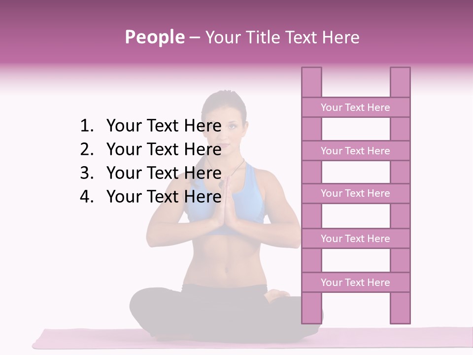 Meditation Strong Life PowerPoint Template