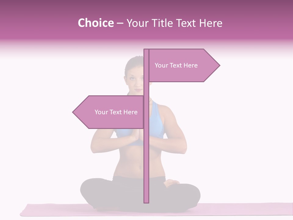 Meditation Strong Life PowerPoint Template