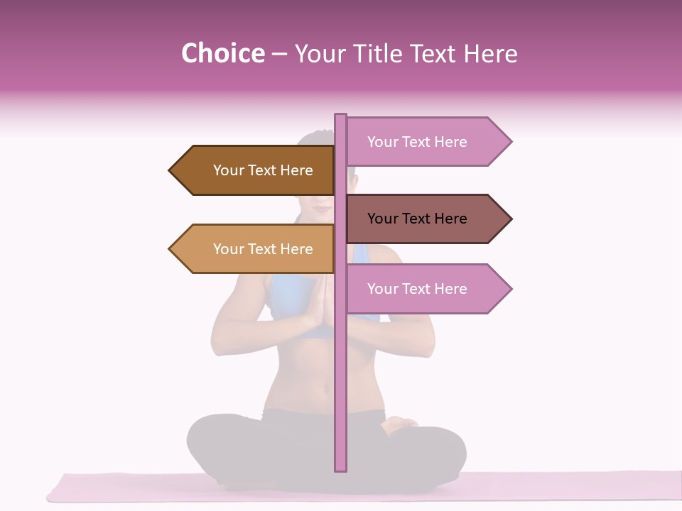 Meditation Strong Life PowerPoint Template