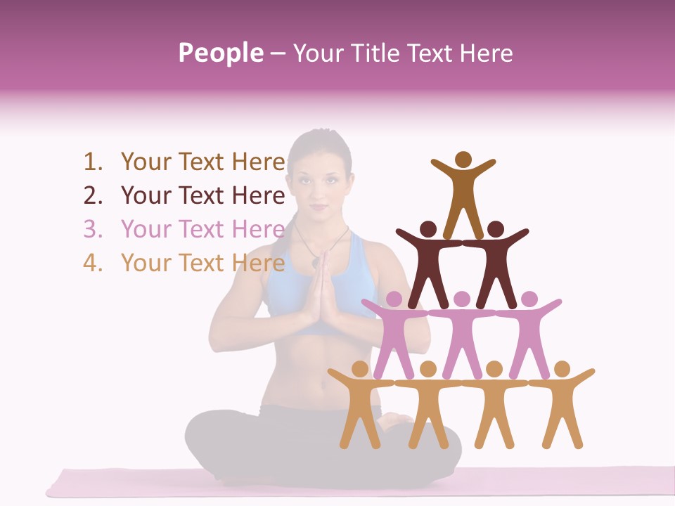 Meditation Strong Life PowerPoint Template