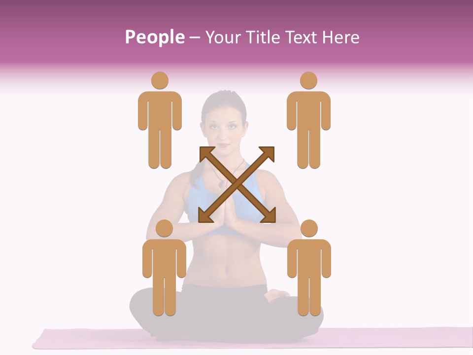 Meditation Strong Life PowerPoint Template