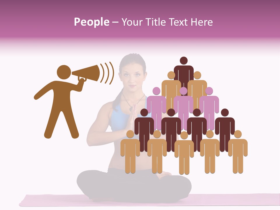 Meditation Strong Life PowerPoint Template