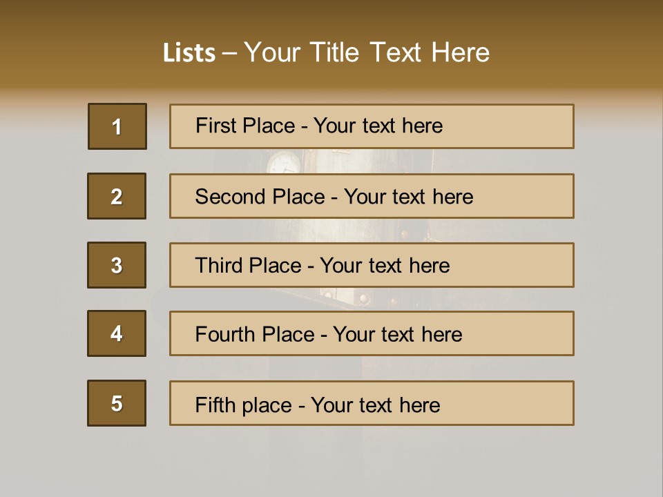 Symbole Temps Costume PowerPoint Template