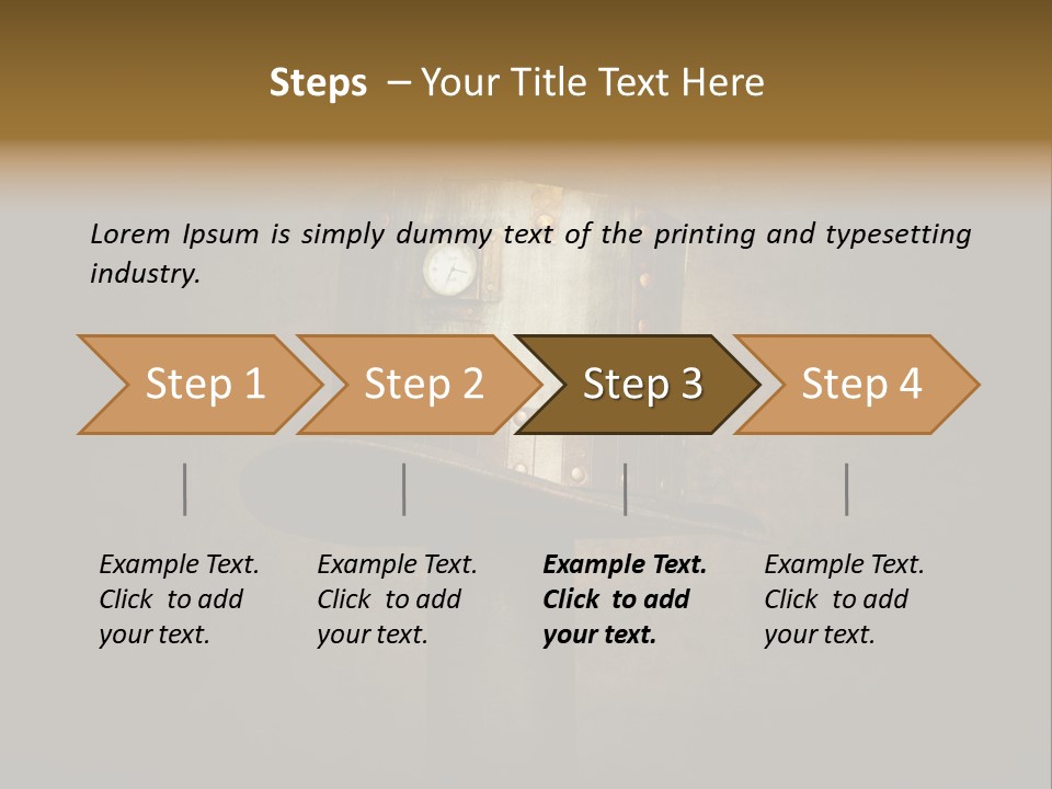 Symbole Temps Costume PowerPoint Template