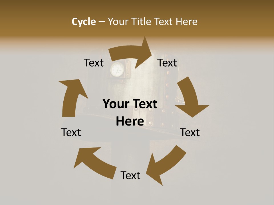Symbole Temps Costume PowerPoint Template