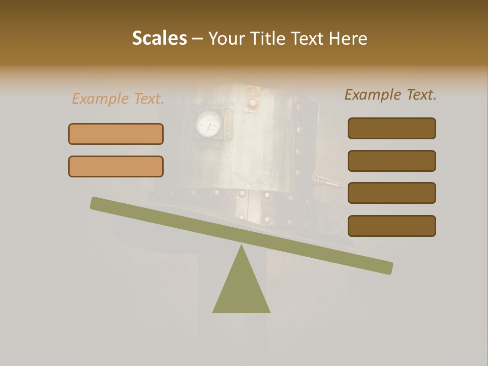 Symbole Temps Costume PowerPoint Template