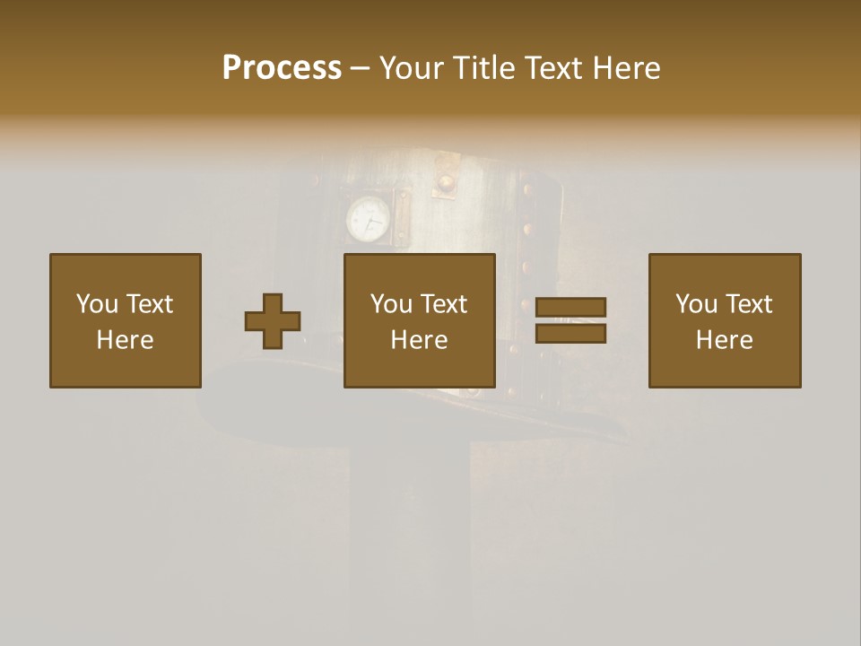 Symbole Temps Costume PowerPoint Template