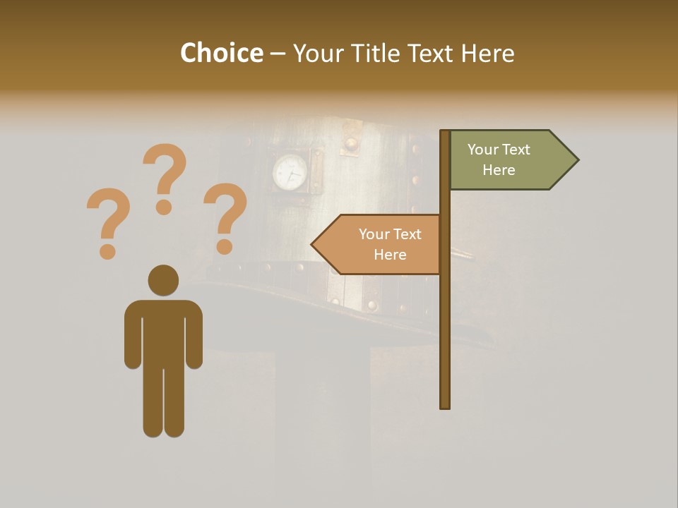 Symbole Temps Costume PowerPoint Template