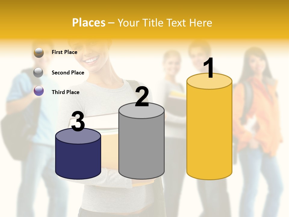 Modern Book Isolated PowerPoint Template