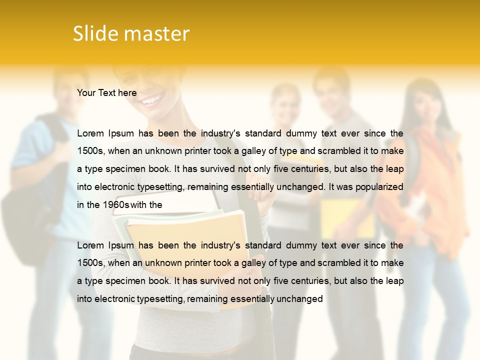 Modern Book Isolated PowerPoint Template