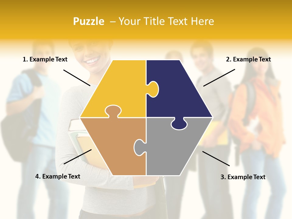 Modern Book Isolated PowerPoint Template