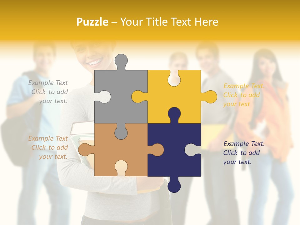 Modern Book Isolated PowerPoint Template