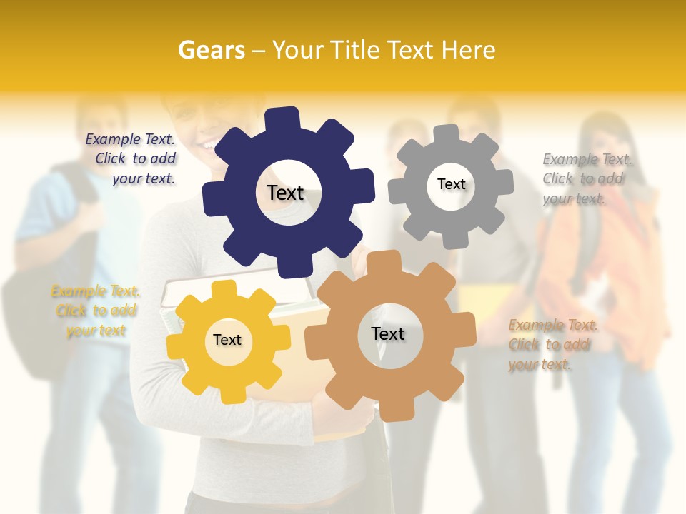 Modern Book Isolated PowerPoint Template