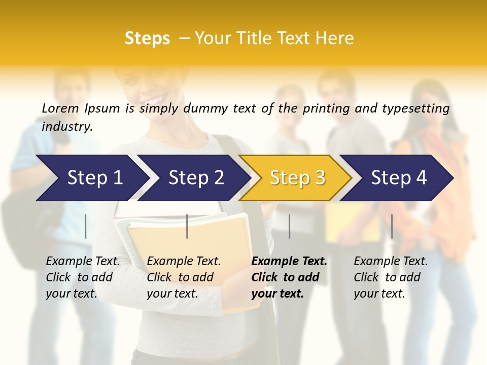 Modern Book Isolated PowerPoint Template