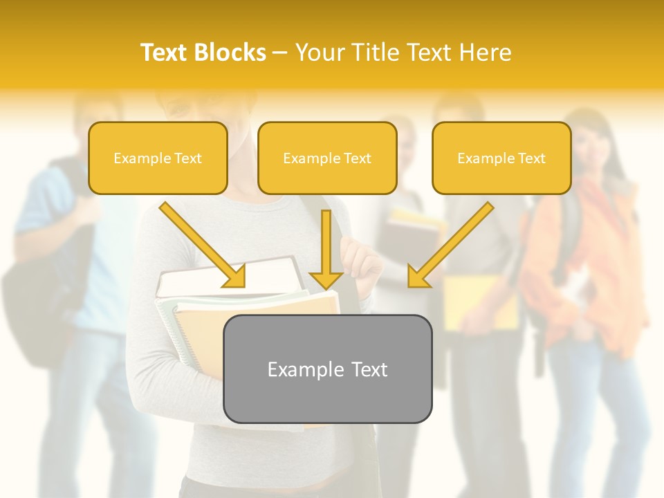 Modern Book Isolated PowerPoint Template