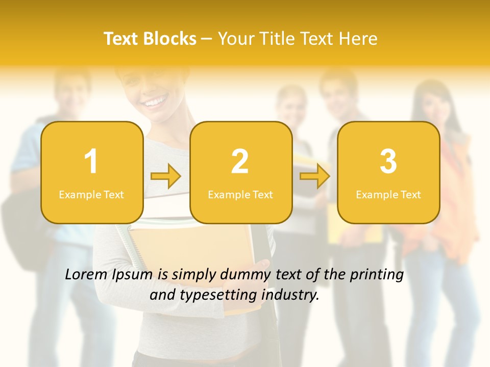 Modern Book Isolated PowerPoint Template