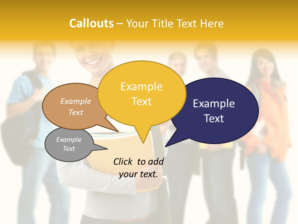 Modern Book Isolated PowerPoint Template