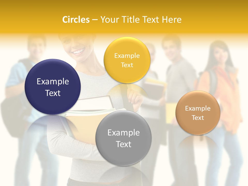 Modern Book Isolated PowerPoint Template