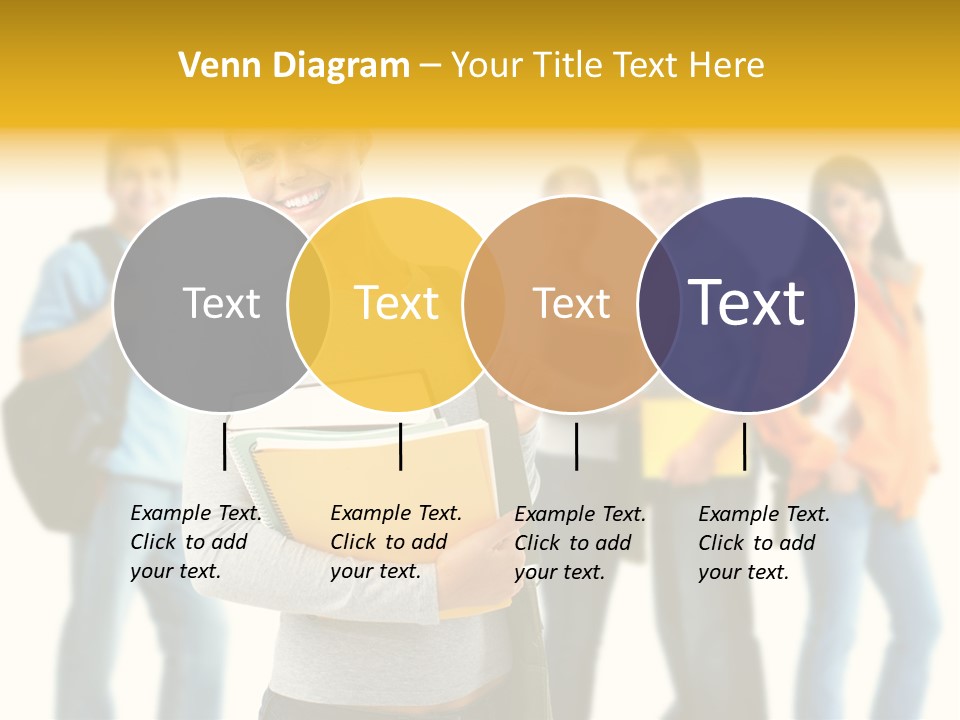 Modern Book Isolated PowerPoint Template