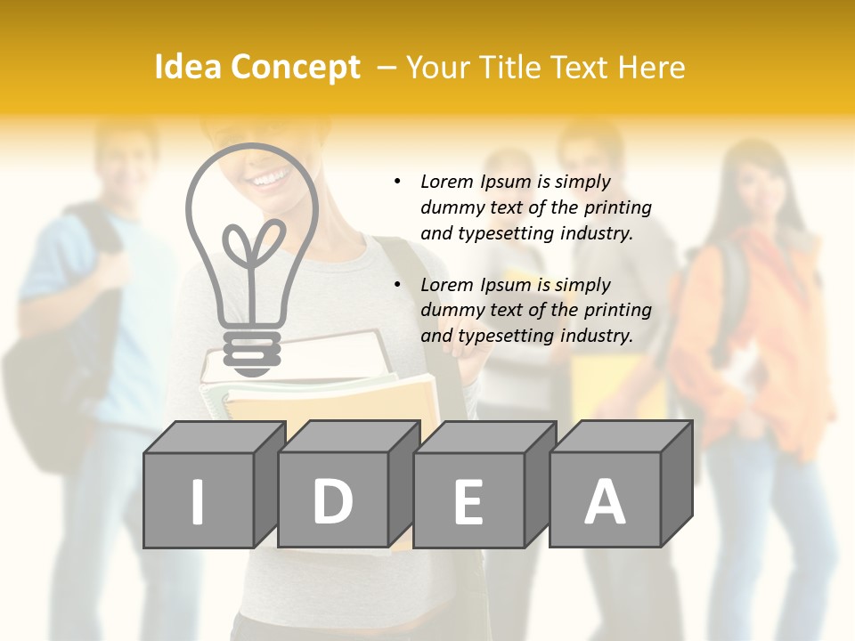 Modern Book Isolated PowerPoint Template