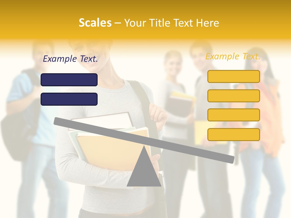 Modern Book Isolated PowerPoint Template