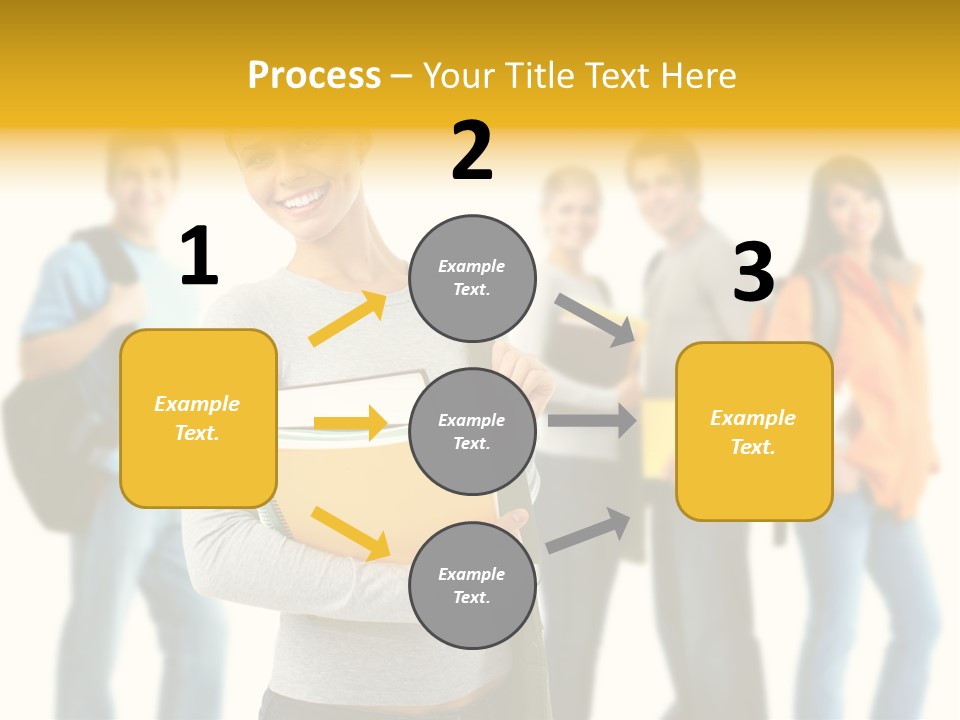 Modern Book Isolated PowerPoint Template