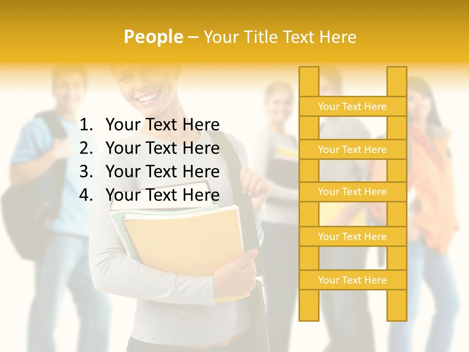 Modern Book Isolated PowerPoint Template