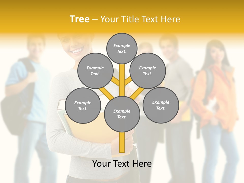 Modern Book Isolated PowerPoint Template