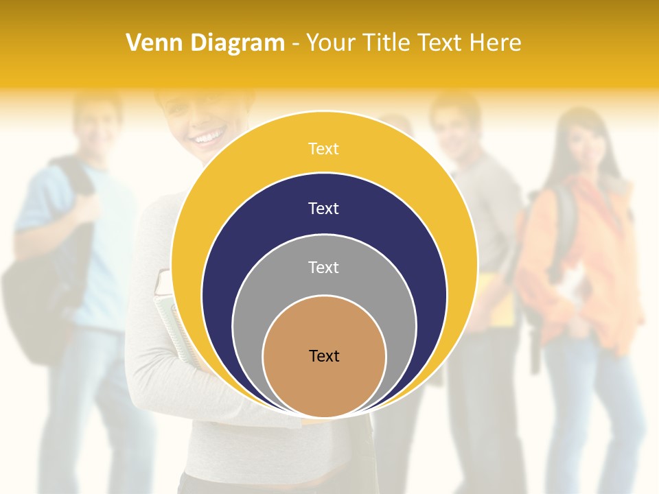 Modern Book Isolated PowerPoint Template
