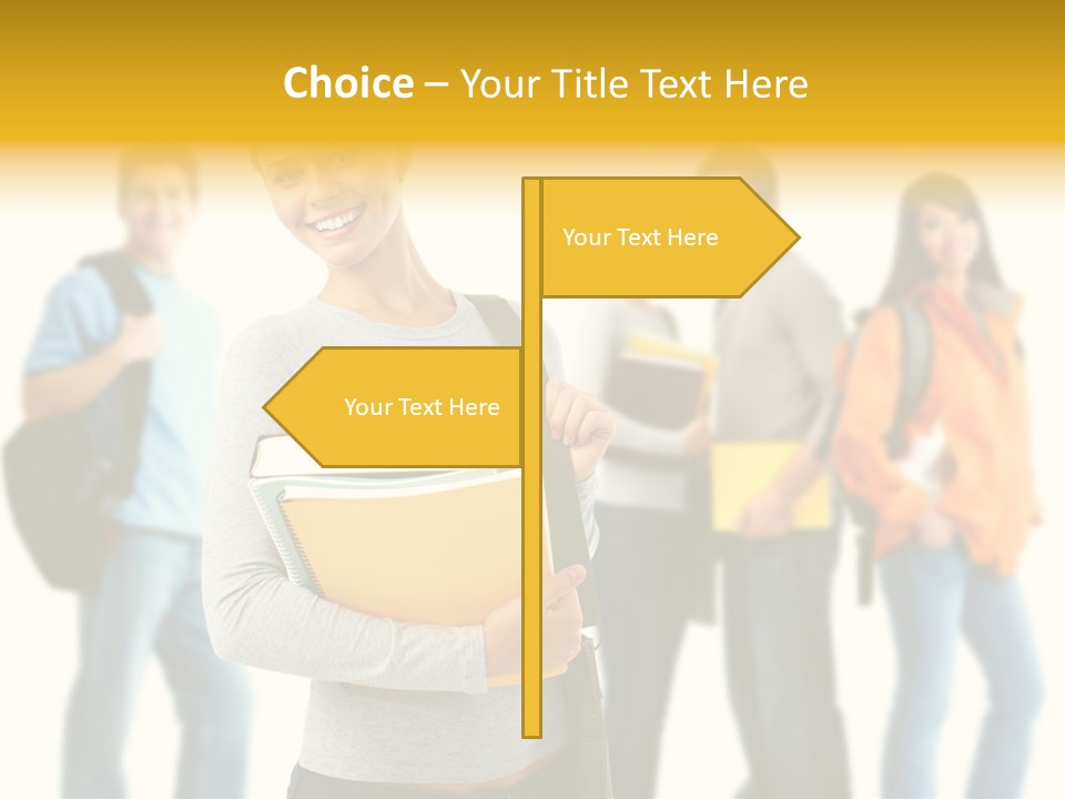 Modern Book Isolated PowerPoint Template
