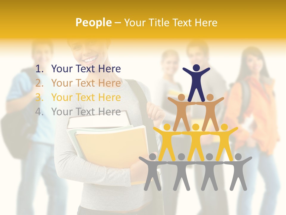 Modern Book Isolated PowerPoint Template