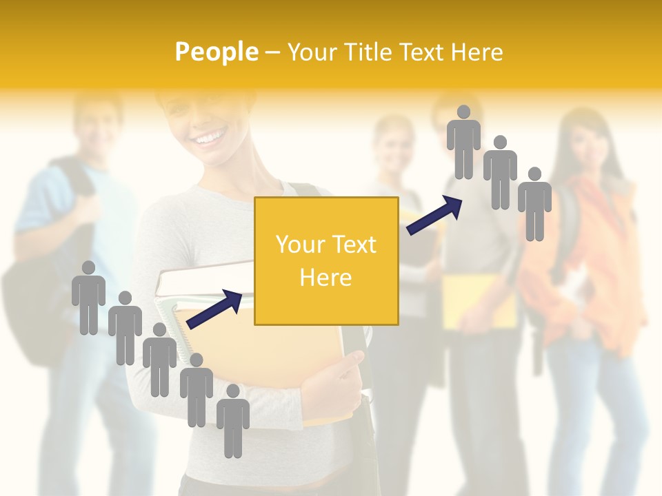 Modern Book Isolated PowerPoint Template