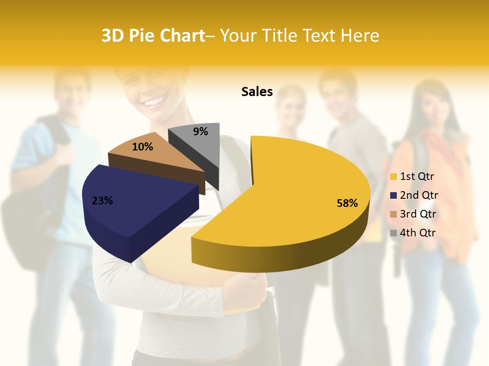 Modern Book Isolated PowerPoint Template