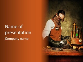 Temps Western Symbole PowerPoint Template