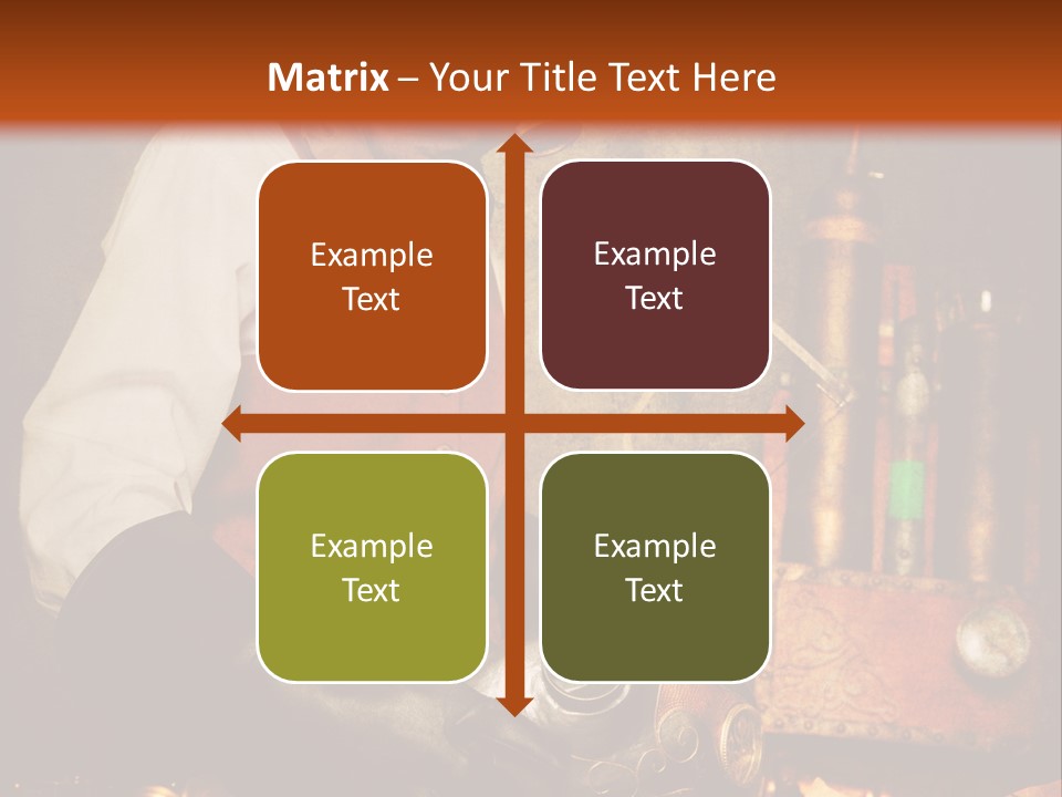 Temps Western Symbole PowerPoint Template