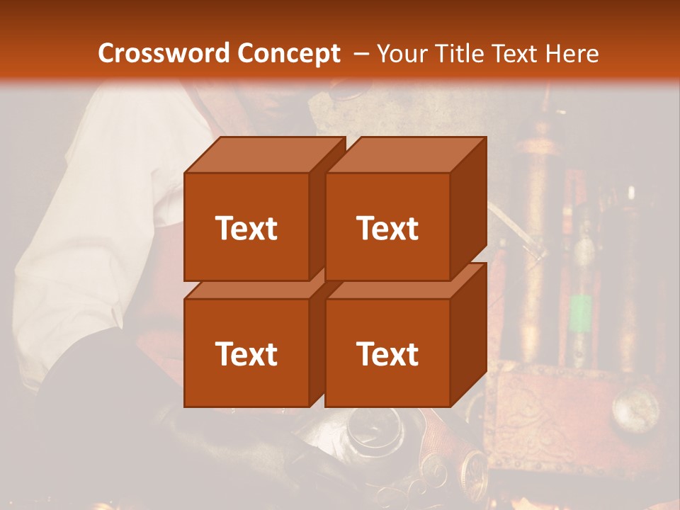 Temps Western Symbole PowerPoint Template