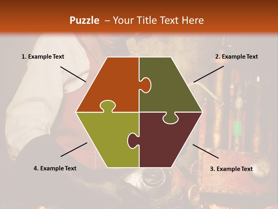 Temps Western Symbole PowerPoint Template