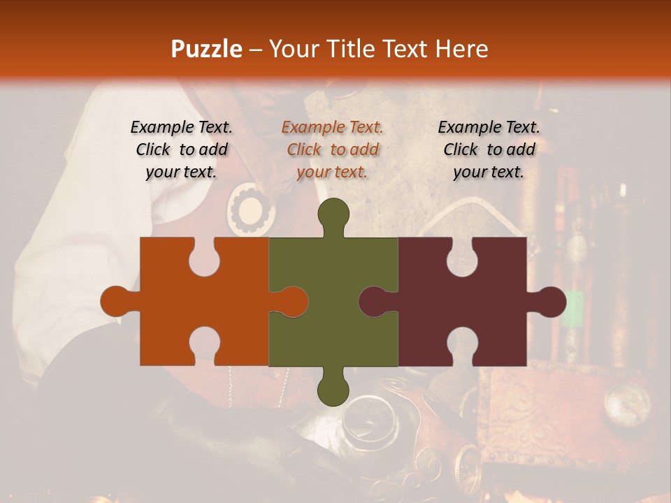 Temps Western Symbole PowerPoint Template