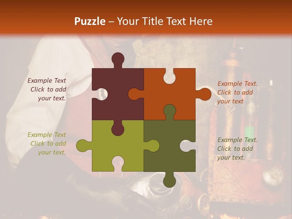 Temps Western Symbole PowerPoint Template