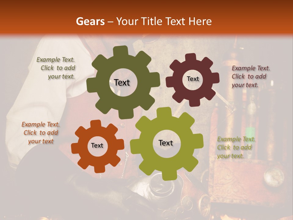 Temps Western Symbole PowerPoint Template