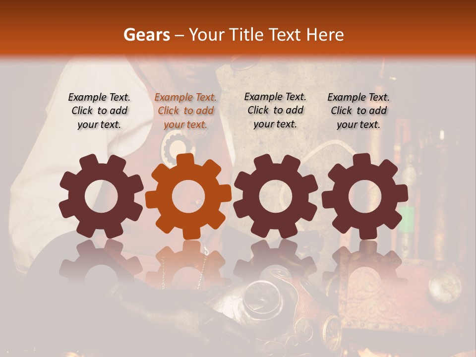 Temps Western Symbole PowerPoint Template