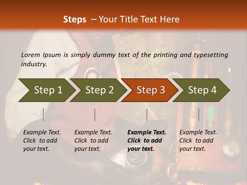 Temps Western Symbole PowerPoint Template