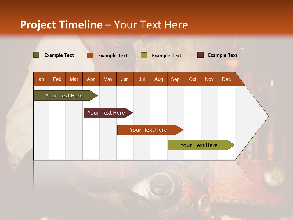 Temps Western Symbole PowerPoint Template