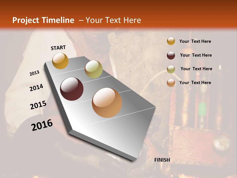 Temps Western Symbole PowerPoint Template