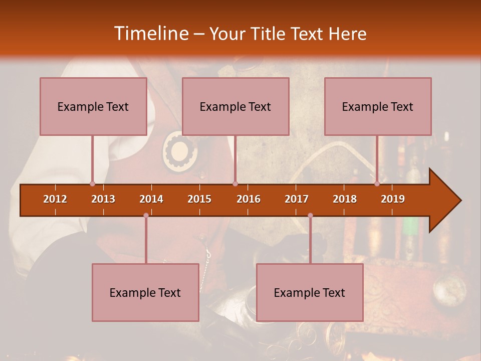 Temps Western Symbole PowerPoint Template