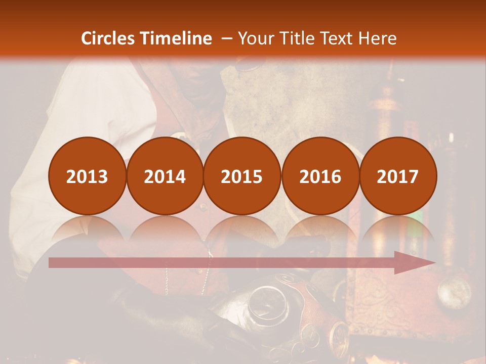 Temps Western Symbole PowerPoint Template