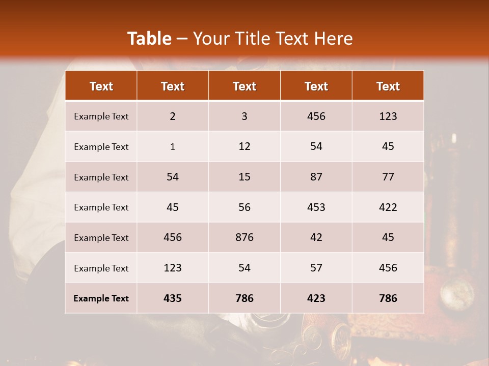 Temps Western Symbole PowerPoint Template