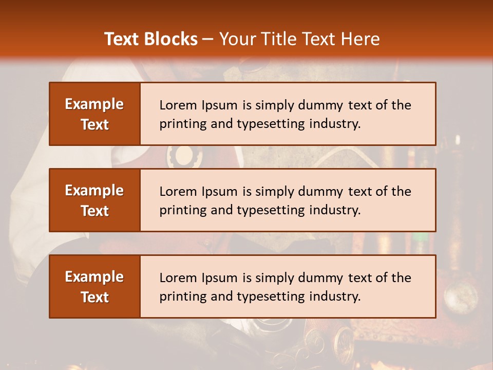 Temps Western Symbole PowerPoint Template