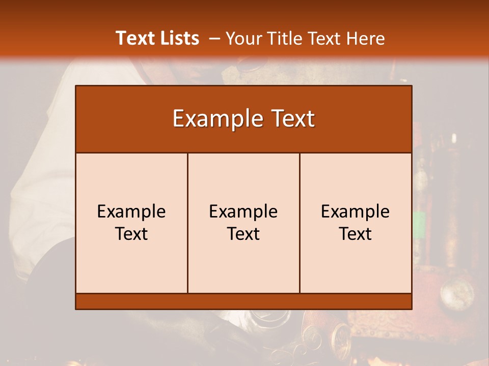 Temps Western Symbole PowerPoint Template