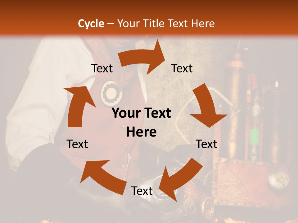 Temps Western Symbole PowerPoint Template